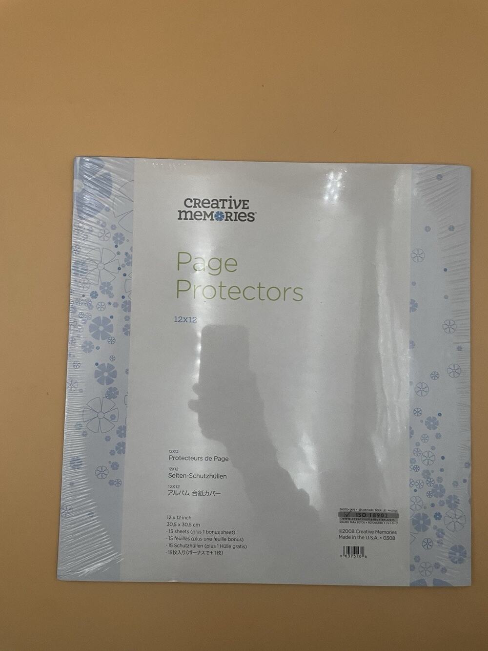 Creative Memories 12 X 12 Scrapbook Page Protectors 15 Sheets NEW